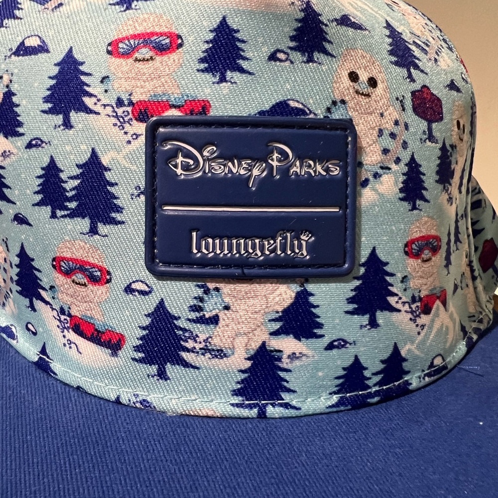 LOUNGEFLY Disney Parks Animal Kingdom Yeti Baseball Cap Hat NWT - Picture 8 of 8